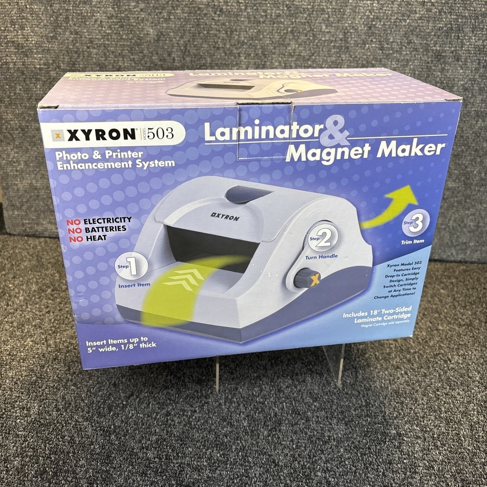 Xyron Model 503~Laminator & Magnet Maker~NIB